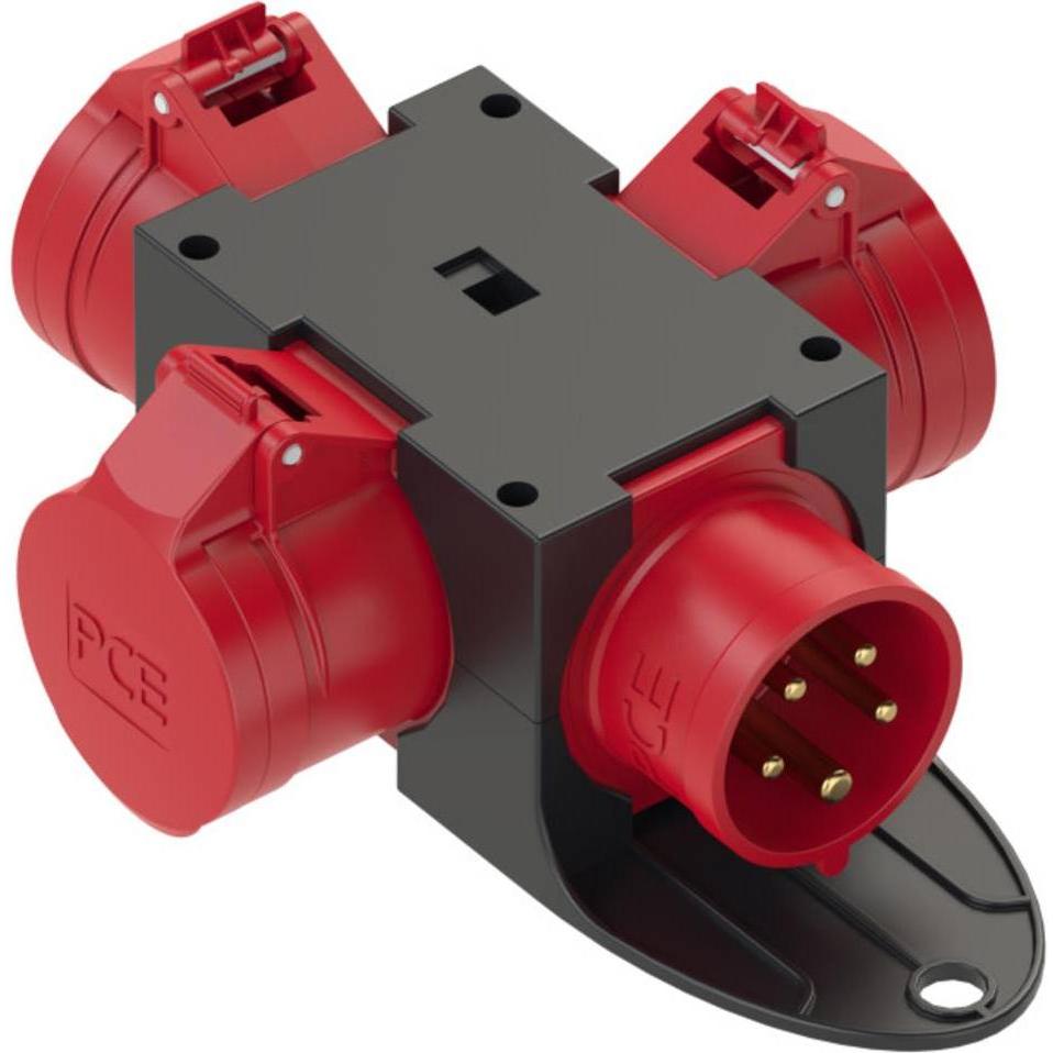 PCE, Baustromverteiler, CEE Stromverteiler (3 x, CEE)