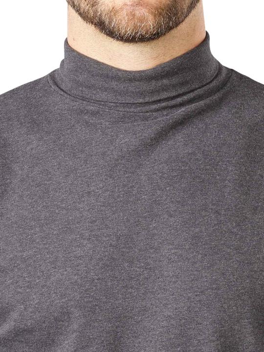 Produktbild Drykorn Long Sleeve Emanuel T-Shirt Stand-Up Collar Grey (L)