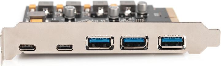 Produktbild Digitus PCIe Karte 2x USB-C + 3x USB A