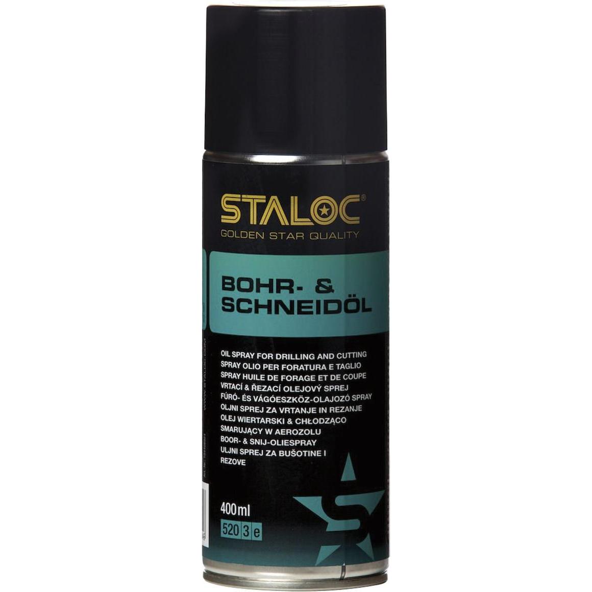 Staloc, Schweissgerät Zubehör, Bohr- und Schneidöl-Spray auch als Sprühöl zum Bohren, Drehen 400 ml