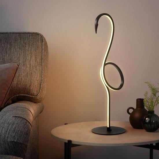 Actual product image Elstead Lighting Elstead Flamingo LED table lamp black 6W warm white FLAMINGO-TL-BLK (420 lm)