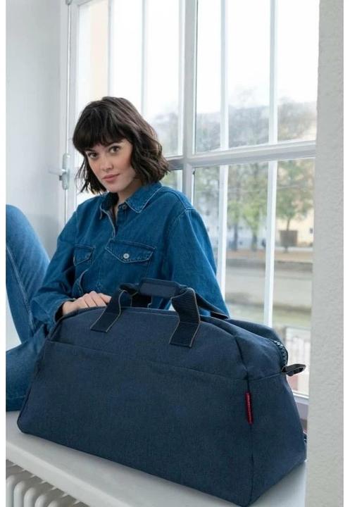 Produktbild reisenthel Reisetasche Overnighter Plus Herringbone Dark Blue (50 l)