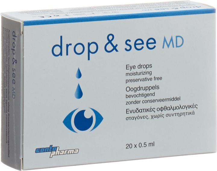 Image du produit Contopharm solution de confort drop & see MD gtt opht (Entretien des lentilles dures, 10 ml)