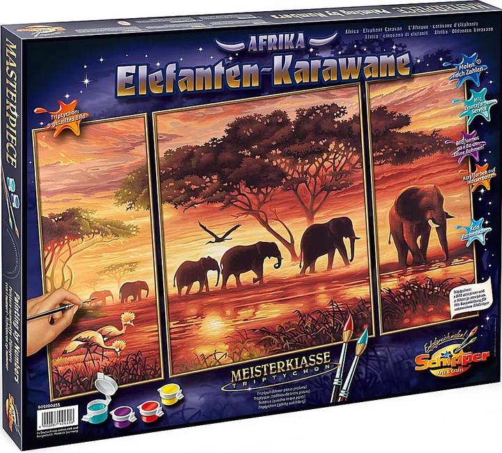 Produktbild Schipper Malen nach Zahlen - Elefanten