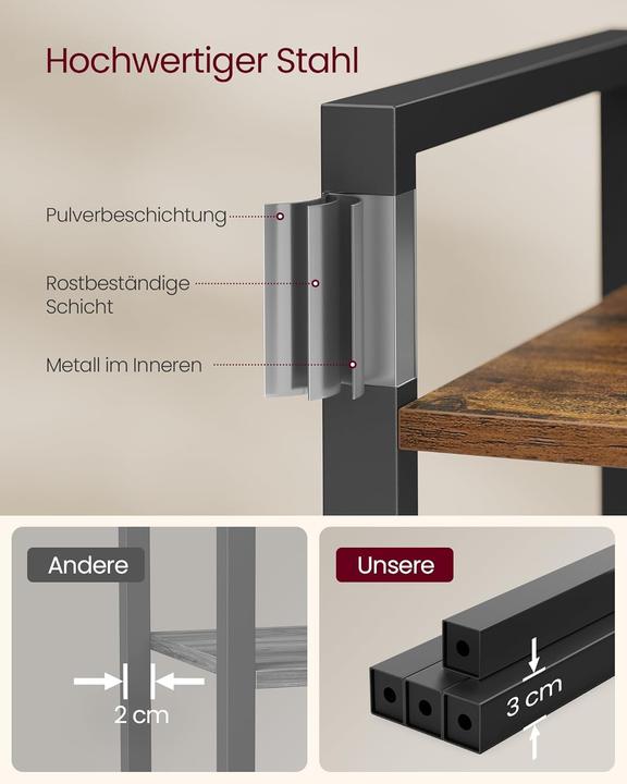 Actual product image Vasagle Havanna (66 x 30 x 186 cm)