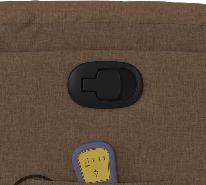 Produktbild VidaXL Massagesessel mit Aufstehhilfe Braun Stoff