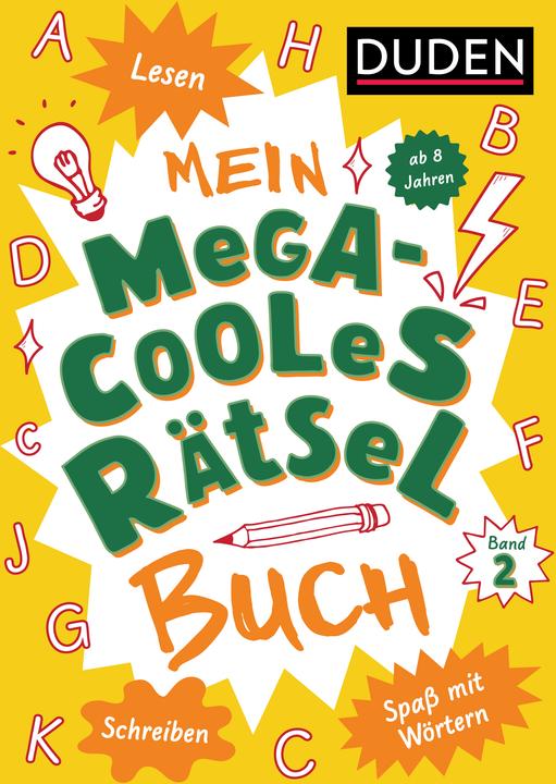 Mein megacooles Rätselbuch - Lesen | Schreiben | Spass mit Wörtern - ab 8 Jahren - Band 2 (German, Janine corner, Kristina Offermann, 2025)