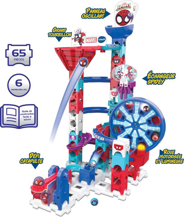 Actual product image VTech Marble Rush - Spidey Super Spin Challenge (SP300E)