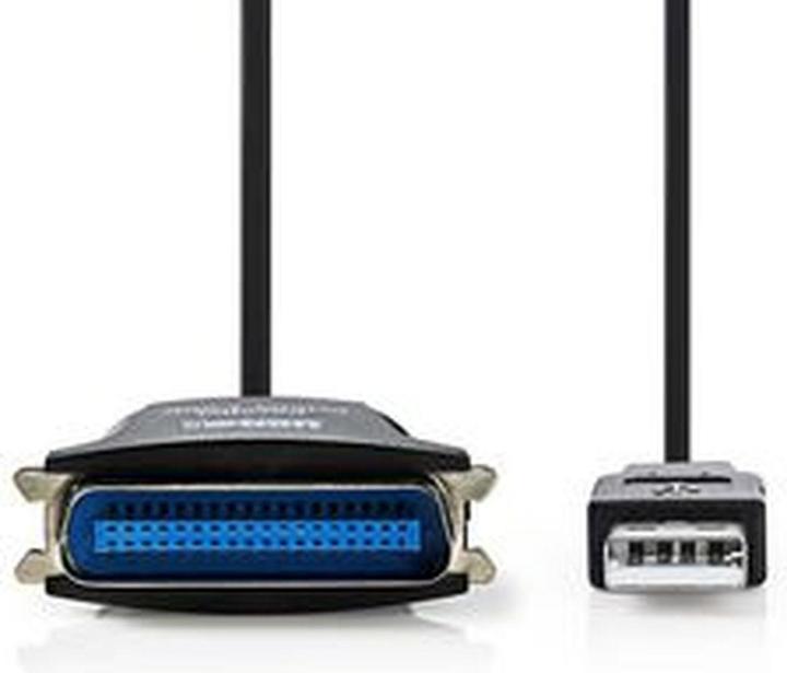 Produktbild Nedis Centronics Druckerkabel USB A Stecker - 3 Stück (2 m, USB 1.1)