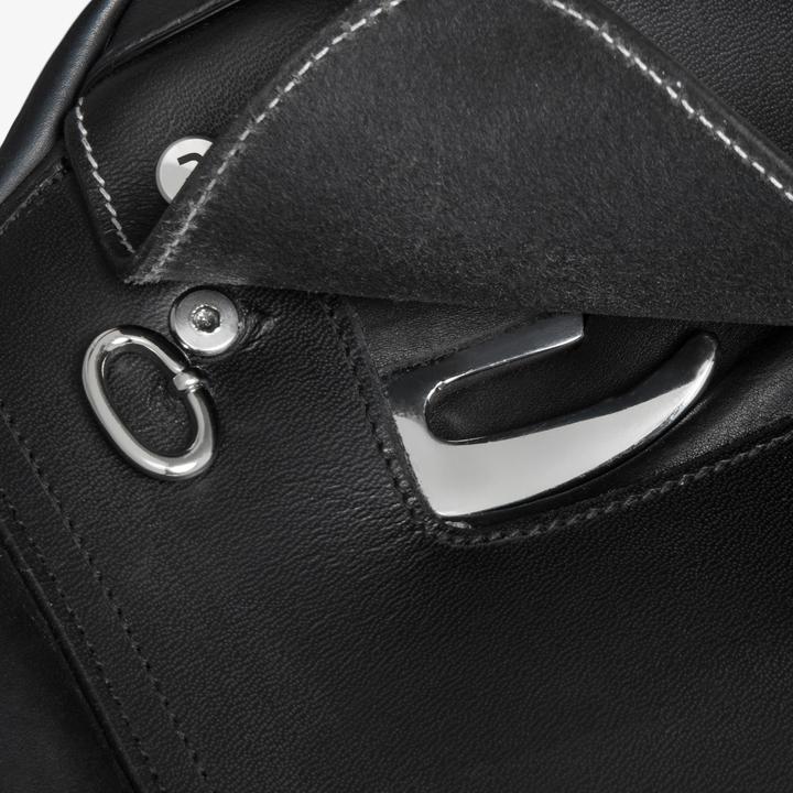 Actual product image Fouganza Leather riding saddle