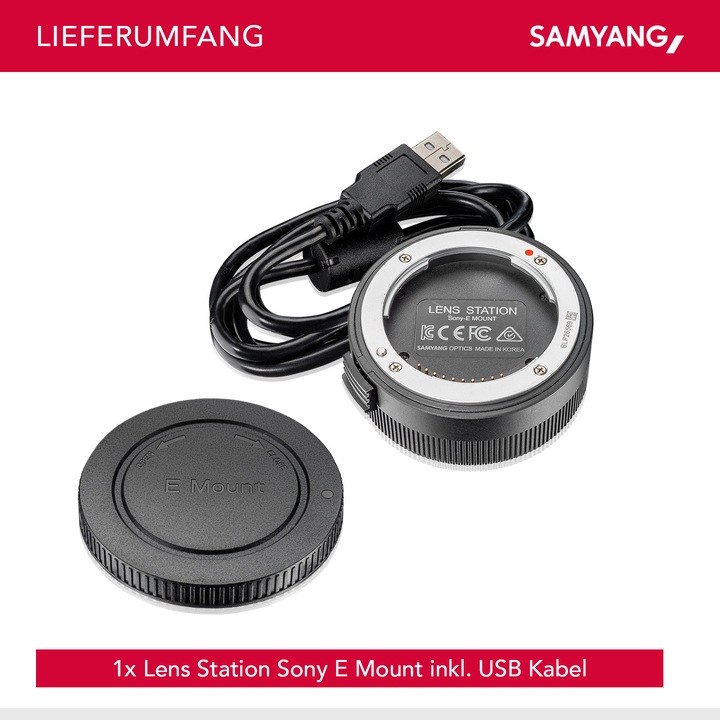 Actual product image Samyang Lens Station