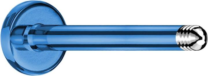 Produktbild Star Piercing Micro Labret-Stab dunkelblau (ohne Messing, Chirurgenstahl 316L)