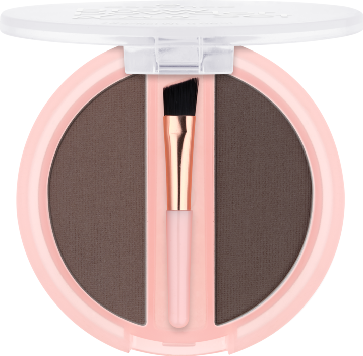 essence brow powder duo set (Dark)