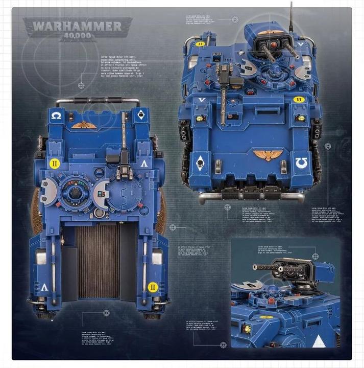 Immagine prodotto Games Workshop Warhammer 40k - Space Marine Primaris Impulsor (Materiale sintetico)