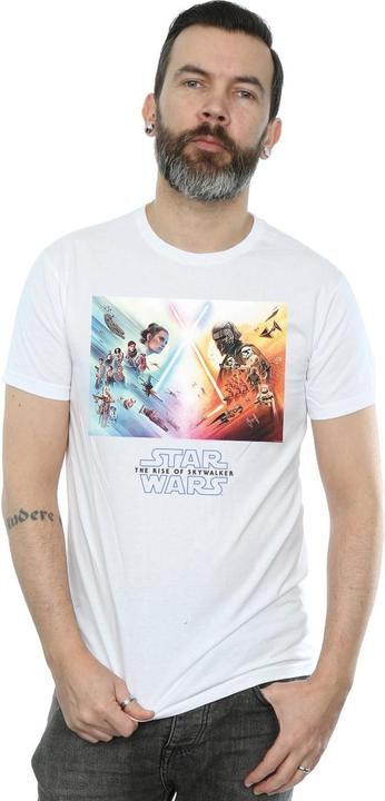 Produktbild Star Wars The Rise Of Skywalker Battle Poster TShirt (4XL)