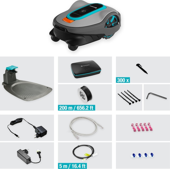 Actual product image Gardena Smart Sileno Life Set (750 m², Boundary wire)