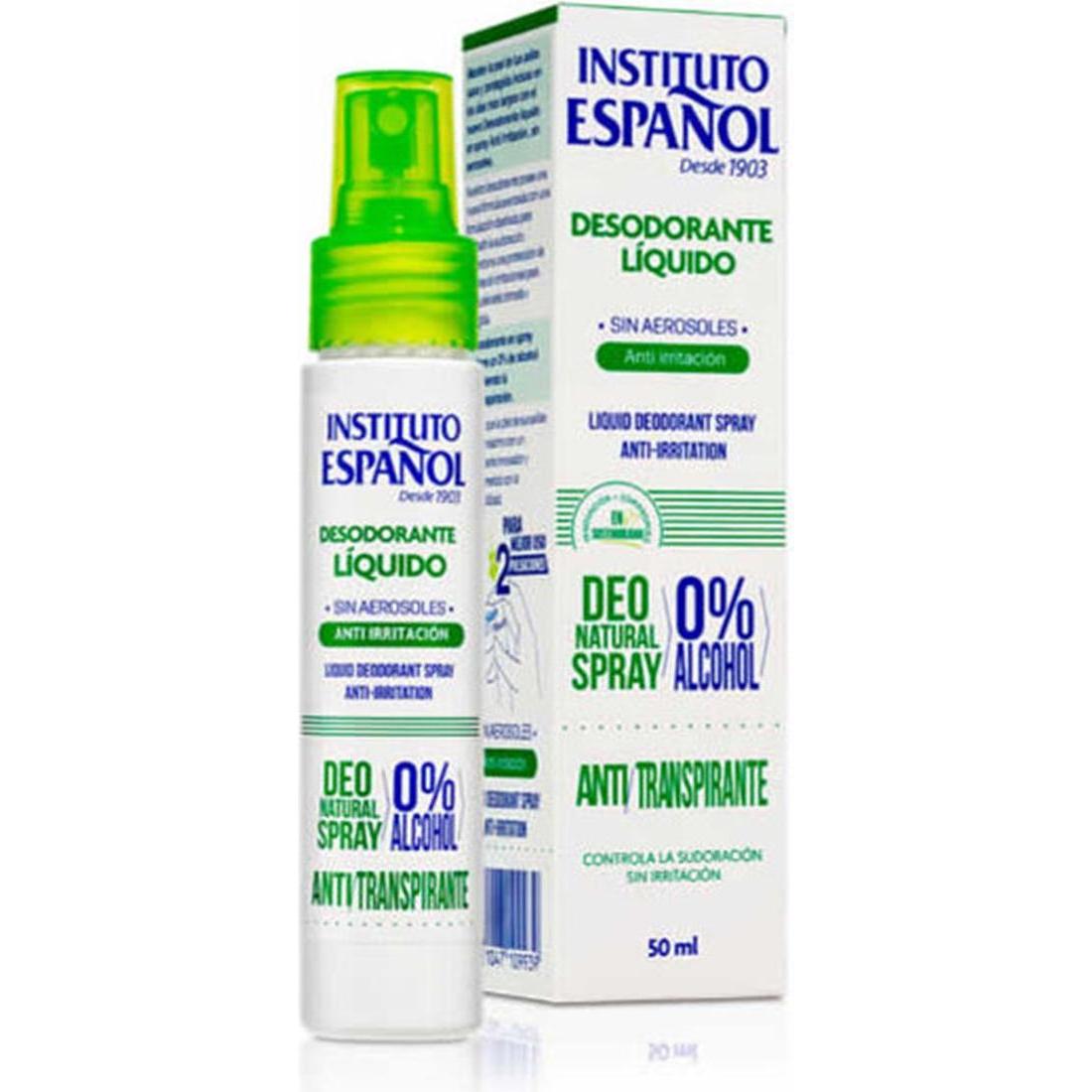 Instituto Español, Deo, Desodorante Liquido Anti Irritacion Spray 50 ml (Spray, 50 ml)