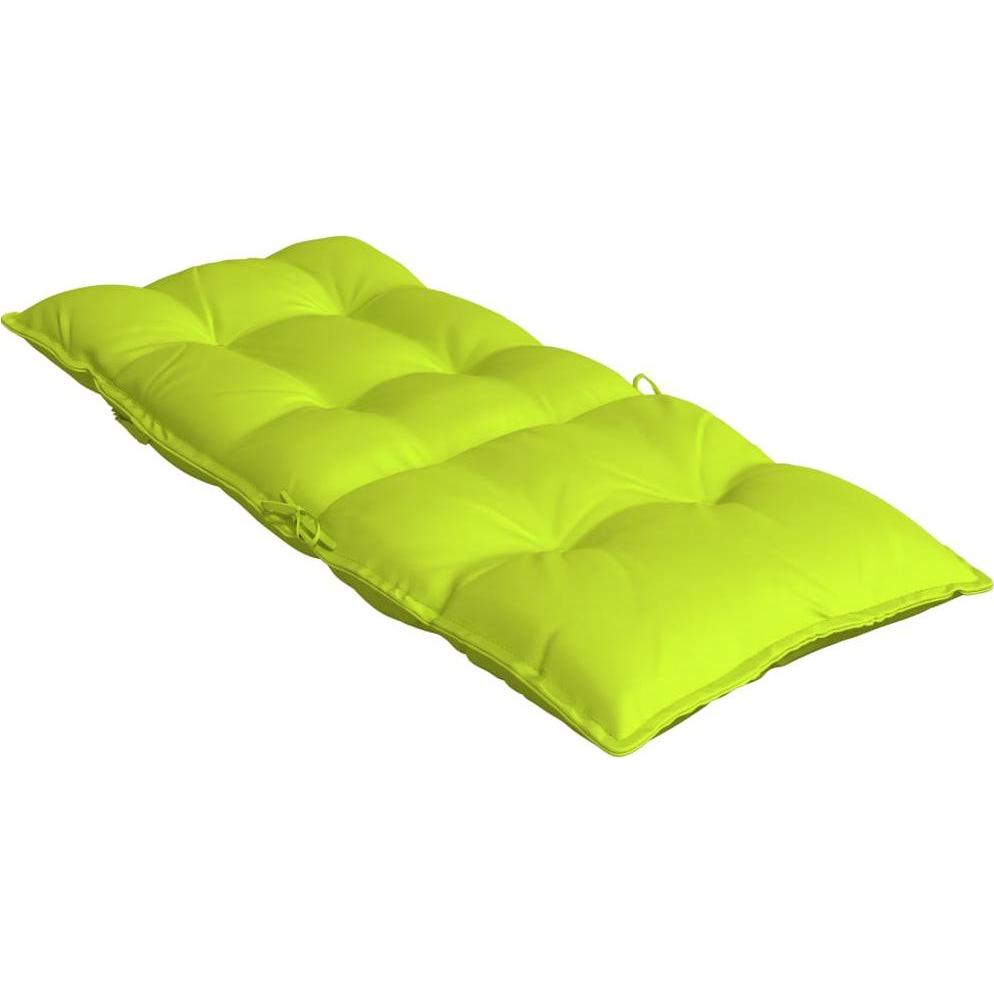 VidaXL, Sitzkissen, Hochlehner-Auflagen 4 Stk. Neongrün Oxford-Gewebe (120 x 50 x 7 cm)