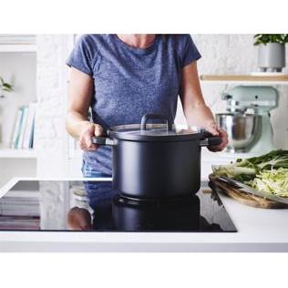 Thumbnail - BK Flow Cool Black RVS Soeppan - 26 cm - Inductie - Zwart, Pfanne + Kochtopf, Schwarz