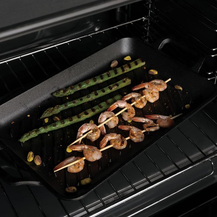 Produktbild BerlingerHaus Grillplatte aus Gusseisen mit Griffen, rechteckig, 33 x 22 cm