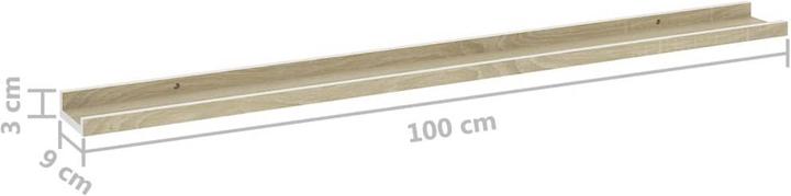 Immagine prodotto vidaXL Wandregal (100 x 100 x 3 cm)