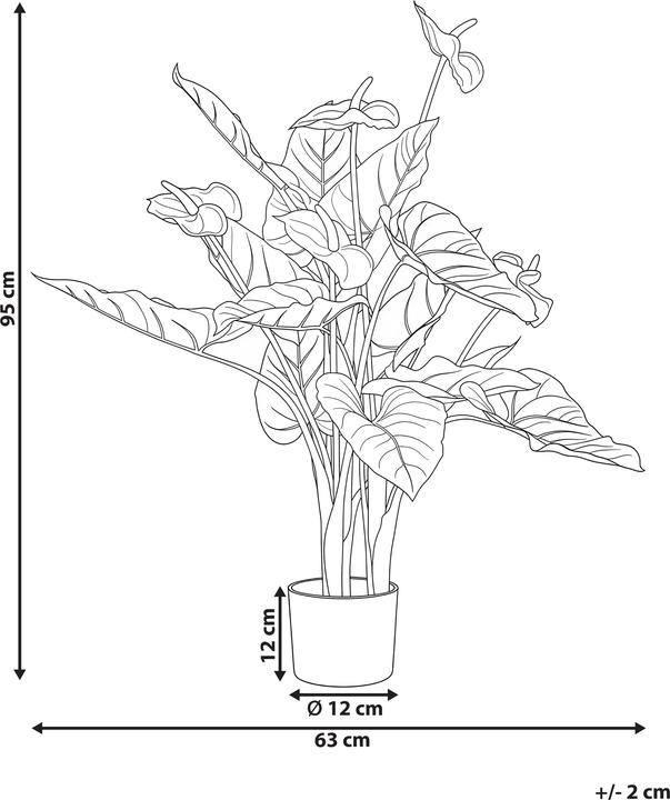 Produktbild Beliani Anthurium (95 cm)