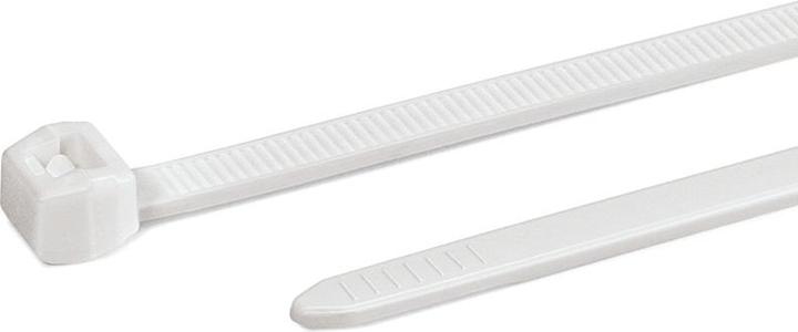 Actual product image HellermannTyton Cable tie ribbed Nat (Plastic cable ties, 385 mm, 100 pcs.)