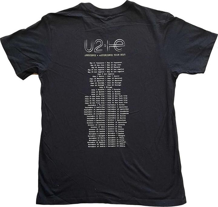 Immagine prodotto Universal Textiles Maglietta unisex per adulti I+E 2015 Band Silhouettes con stampa posteriore in cotone (XL)