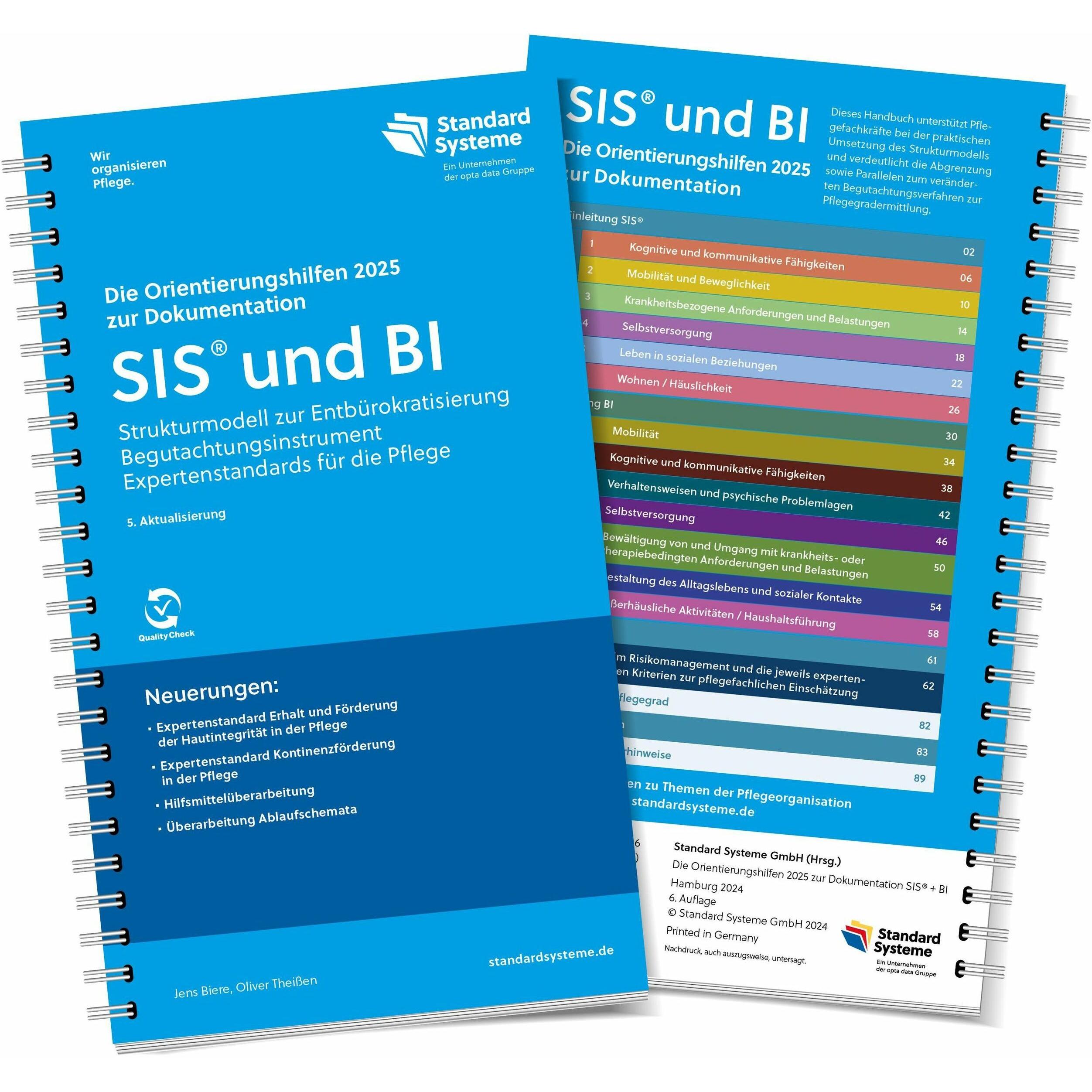 Die Orientierungshilfen zur Dokumentation SIS und BI, Fachbücher von Jens Biere, Oliver Theissen
