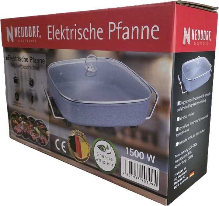 Actual product image Neudorf Electronic Party Pan, 1500W