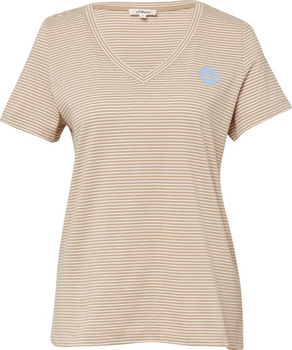 Immagine prodotto S.Oliver T-Shirt T-Shirt mit V-Ausschnitt und Print-Detail (34)