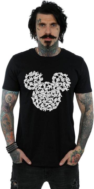 Immagine prodotto Disney Mickey Mouse Head Of Hands Maglietta Uomo (XL)