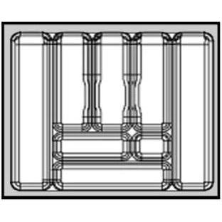 Agoform Besteckeinsatz, Besteckkasten, Weiss