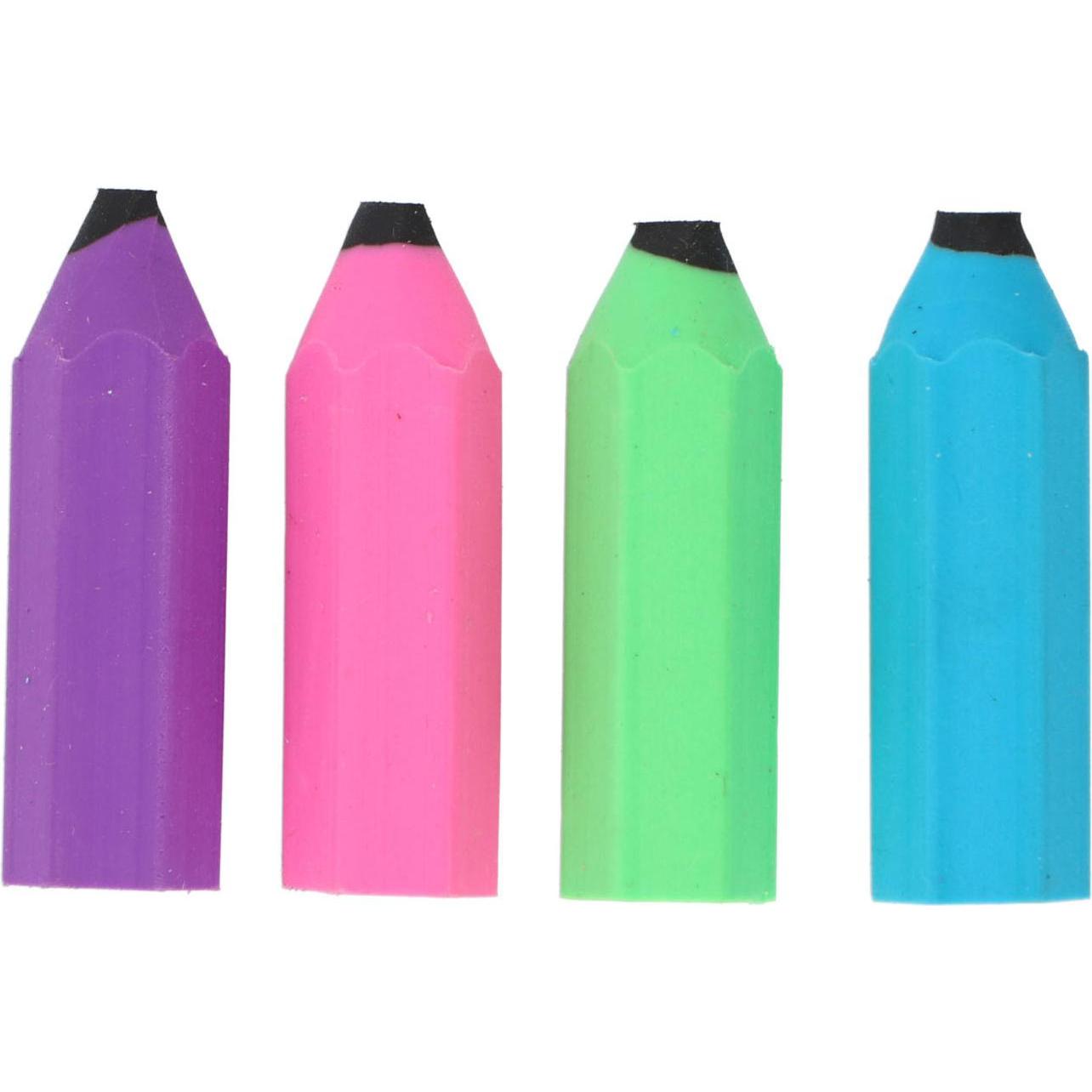 Thumbnail - Topwrite, Korrekturmittel, Eraser pencil shape 4pcs 4ass