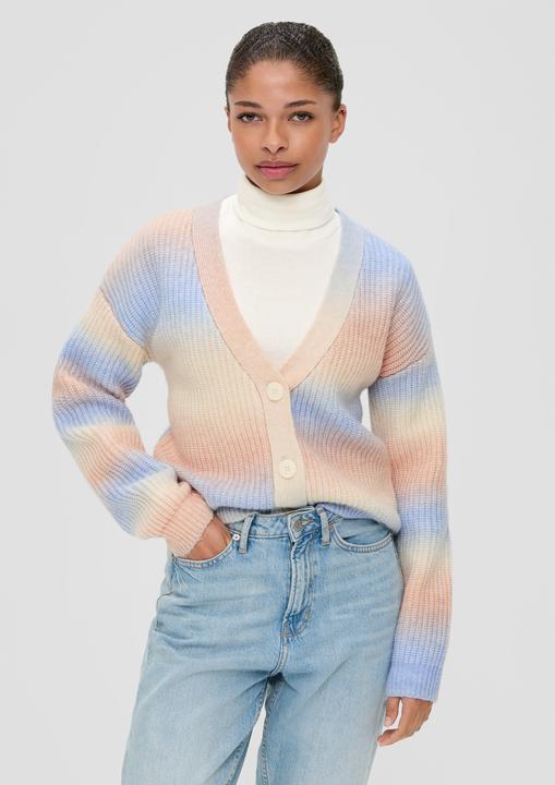 Produktbild s.Oliver Strickjacke Strickjacke mit Farbverlauf (S)