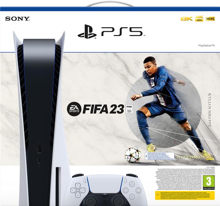 Produktbild Sony Playstation 5 + EA SPORTS FIFA 23 Bundle