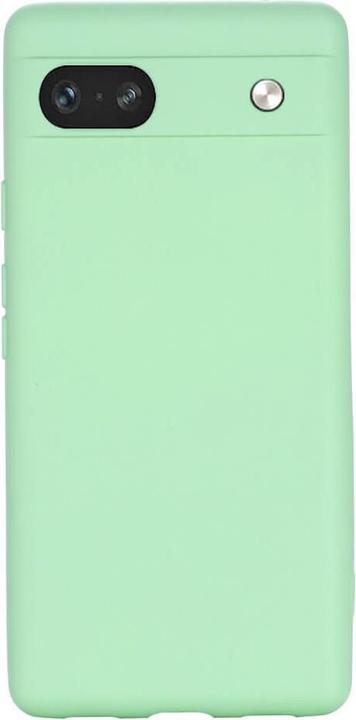 Actual product image Cover-Discount Google Pixel 7a - Silicone Rubber Case green (Google Pixel 7a)