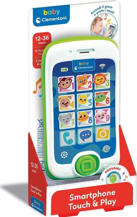 Actual product image Clementoni Touch & Play Smartphone NEW (Italian, 1 - 3 years)