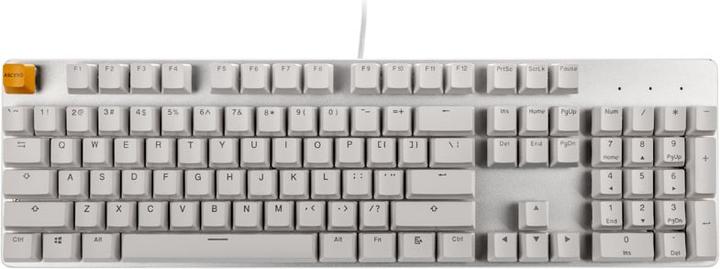 Actual product image Glorious PC Gaming Race PC Gaming Race GMMK Full Size White Ice Edition - Gateron-Brown, USA-Layout (USA, Cable)