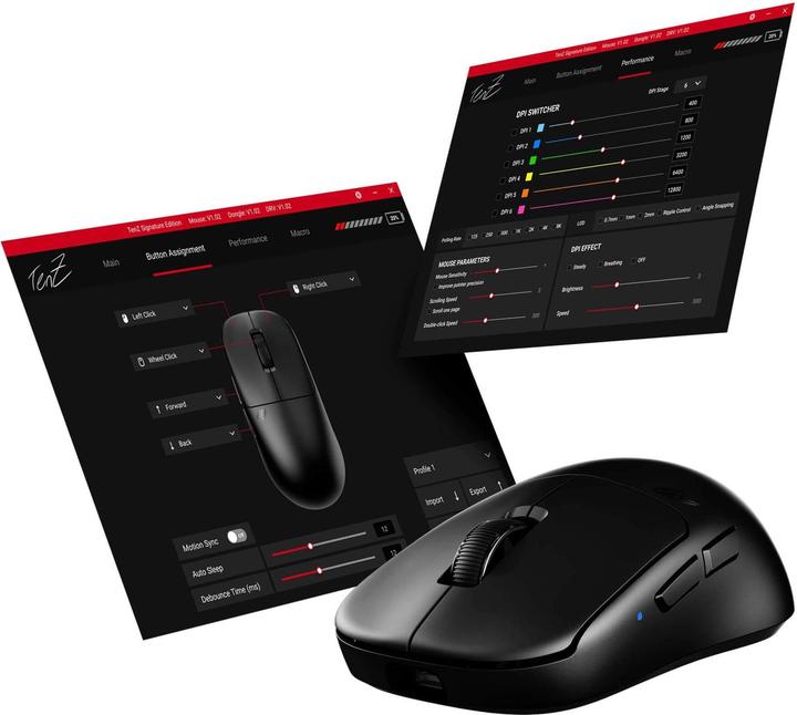 Produktbild Pulsar TenZ Signature Edition Mouse (Kabellos, Kabelgebunden)