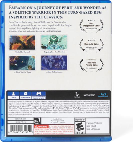 Produktbild iam8bit Sea of Stars /PS5 (PS5, FR)