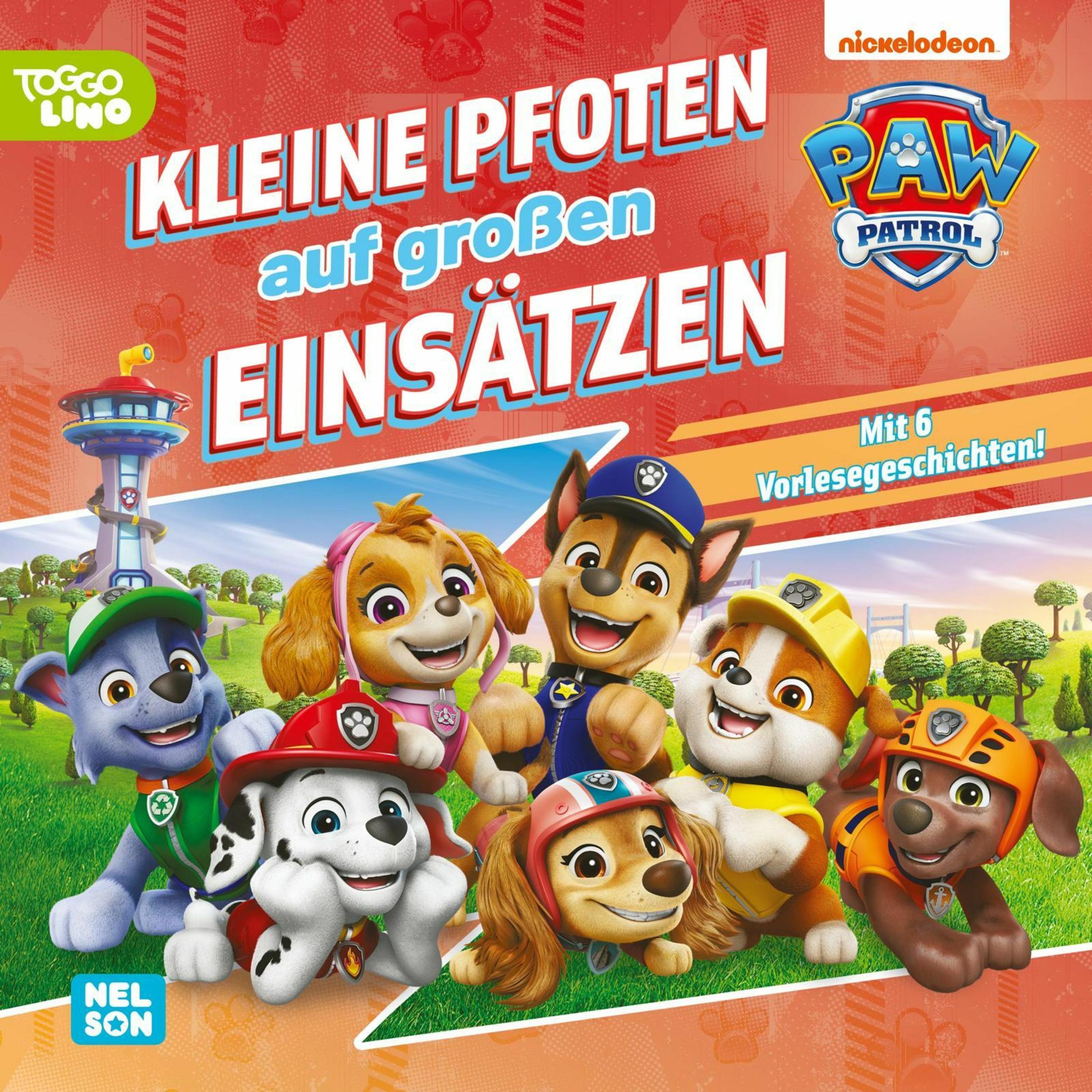PAW Patrol Geschichtenbuch: Kleine Pfoten auf grossen Einsätzen, Libro per bambini