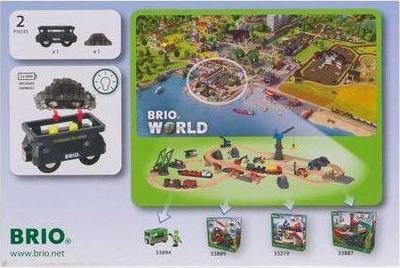 Productafbeelding Brio Gouden wagen met licht