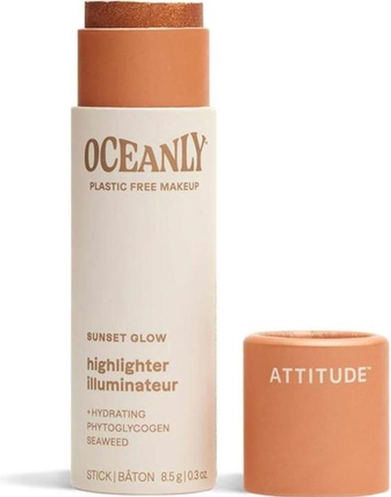 Actual product image Attitude Cream highlighter in stick Oceanly (Highlighter) 8.5 g - Shade: Golden Rose (Golden Rose, Highlighter, 8.50 g)