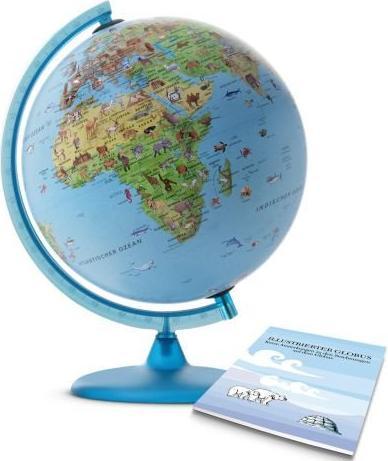 Immagine prodotto Tecnodidattica Mappamondo Safari - 25Cm - Base Azzurra (25 cm)