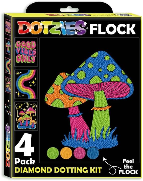 Diamond Dotz Neon Flock Diamant-Malset für Erwachsene