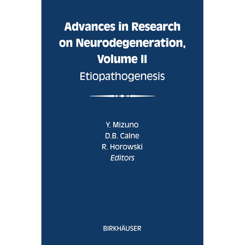 Etiopathogenesis, Fachbücher von Donald B. Calne, Yoshikuni Mizuno, R. Horowski