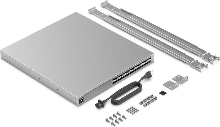 Productafbeelding Ubiquiti Volledig beheerde Layer3 32-poorts switch - 32x SFP28 - 19 - UniFi - USW-Pro-XG-Aggregation (32 ports)