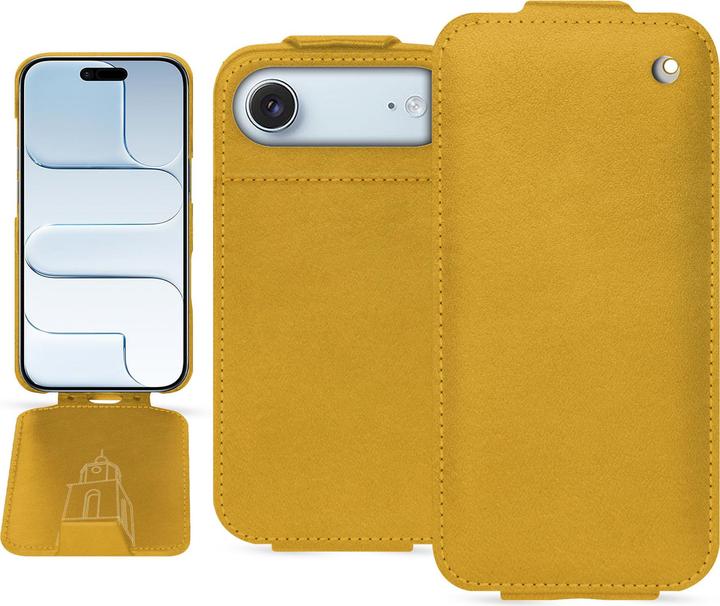 Actual product image Noreve Vertical leather shell (Apple iPhone 17)