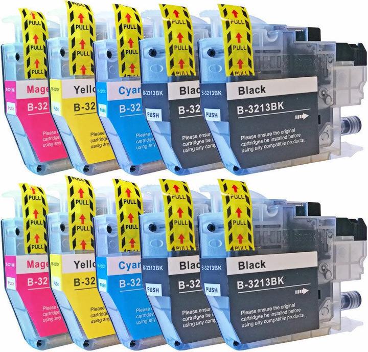 Image du produit Druckfuxx 10 TINTE PATRONEN kompatibel Brother MFC J491 DW MFC J497 DW DCP J572 DW